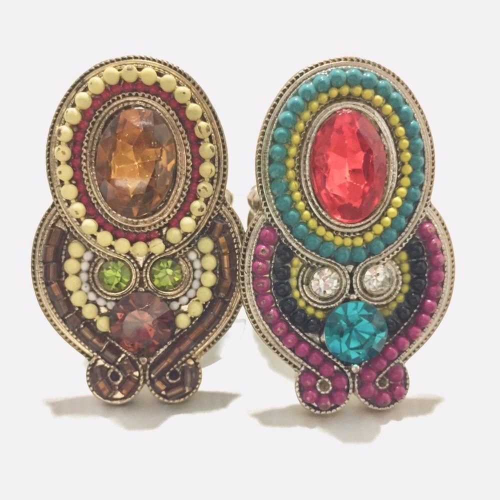 Owl Costume Jewelry Abstract Rings